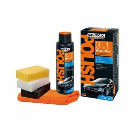 Quixx QQ10103 Abrillantador 3 en 1 para coche, pintura, metal y plástico. Restaura, protege y da brillo intenso. Kit 500 ml Precio: 16.50000044. SKU: S3711635