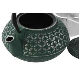 Tetera Oriental DKD Home Decor Verde Negro 16 x 16 x 18 cm Tetera Oriental DKD Home Decor Verde Negro 16 x 16 x 18 cm