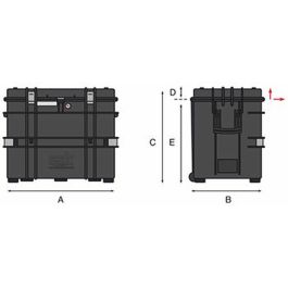 Caja de Herramientas GT Line ALL IN ONE Espuma Acero Polipropileno Plástico