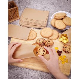 Bolsas Kraft reutilizables para alimentos, 30 unidades - Algon (36 Unidades) Bolsas Kraft reutilizables para alimentos, 30 unidades - Algon (36 Unidades)