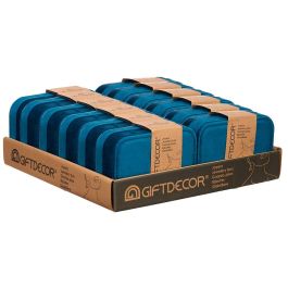 Joyero Rectangular Azul Petróleo Giftdecor 16x6x11 cm Terciopelo (12 Unidades) Joyero Rectangular Azul Petróleo Giftdecor 16x6x11 cm Terciopelo (12 Unidades)