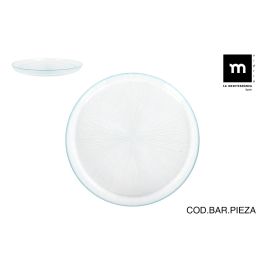 Plato de vidrio Venezia 25 cm - Inde (6 Unidades) Precio: 14.49999991. SKU: B17PAYDX59