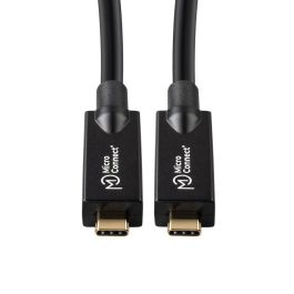 MicroConnect Cable Fibra Óptica USB-C 3.2 Gen 2, 10m, 60W, 10Gbps, 4K60Hz, Tipo C-C, Híbrido Activo