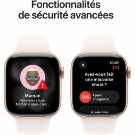 Apple Watch S11 Cellular 42mm Aluminium Rosegold con Correa Deportiva Rosa Pálido S/M