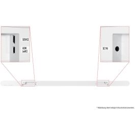 Samsung HW-S711GD Soundbar Ultra Slim Blanco 3.1 Canales 250W con Subwoofer Inalámbrico, Wi-Fi, Bluetooth, Dolby Atmos, Chromecast