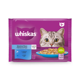 Whiskas Comida para Gatos Adultos Selección Pescado, Alimento Húmedo en Sobres 4x85 g, 13 Unidades - Mars Precio: 30.69. SKU: B12WVT7KJB