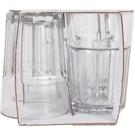Lav Set 4 Vasos 365cc Aras 8.3x8.3x12cm (12 Cajas)