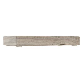 DKD Home Decor Bandeja Decorativa Moderna de Mármol Beige para Salón, Dormitorio o Entrada - Colección Mármol 2025 - 30x15x3.8 cm