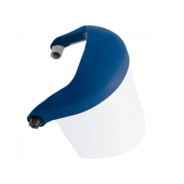 Faru Pantalla para Casco A20C con Visera y Protector Barbilla Azul 200x300 mm Seguridad en el Trabajo