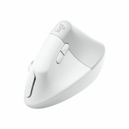Logitech Lift Ratón Vertical Inalámbrico Ergonómico Blanco Hueso