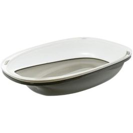 AIME Caja de arena ovalada con borde extraíble - 57 x 40 x 19 cm - Para gatos AIME Caja de arena ovalada con borde extraíble - 57 x 40 x 19 cm - Para gatos