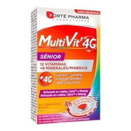 Forté Pharma MULTIVIT 4G Senior: Suplemento con 12 Vitaminas, 8 Minerales, Ginseng, Jalea Real para Mayores 30 Comprimidos Precio: 10.5000005. SKU: B1DVNBSHEK