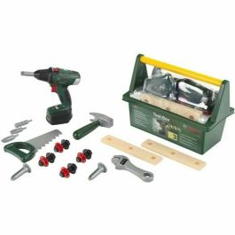 BOSCH Caja de herramientas para niños con destornillador electrónico y funciones realistas. Incluye martillo, sierra, llave. Juguete mixto +3 años Precio: 47.49999958. SKU: B1J8MMJDLF