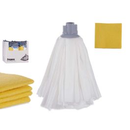 Set Fregona Viscosa 150gr y 4 Bayetas 40x36 cm Arte Regal - Gris, Blanco, Amarillo (14 Unidades) Precio: 23.68999952. SKU: B19PVZ9P9E