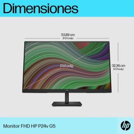 HP Monitor P24v G5 23.8" IPS FHD 1920x1080 HDMI VGA 250cd Pantalla Antirreflectante 75Hz Negocios