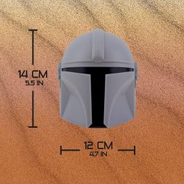 Paladone Lámpara Star Wars The Mandalorian - Casco con Luz, Funciona con Baterías AAA o USB Paladone Lámpara Star Wars The Mandalorian - Casco con Luz, Funciona con Baterías AAA o USB