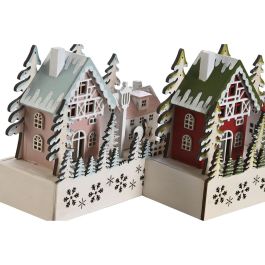 Adorno Navideño DKD Home Decor Rojo Rosa 21 x 9,5 x 19 cm (2 Unidades) Adorno Navideño DKD Home Decor Rojo Rosa 21 x 9,5 x 19 cm (2 Unidades)
