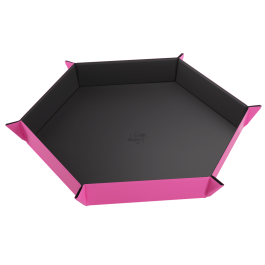 Magnetic Dice Tray Hexagonal Black/Pink