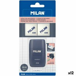 Portagomas Milan Azul Sacapuntas (12 Unidades) Portagomas Milan Azul Sacapuntas (12 Unidades) Precio: 31.7141. SKU: B12YHQ3W2E