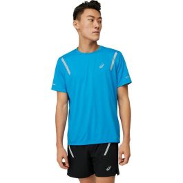 Camiseta de Manga Corta Hombre Asics 2011C017-400 Azul cielo