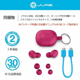 Auriculares Inalámbricos con Estuche de Carga JLab IEUEBJBMINIRPNK124 Rosa Auriculares Inalámbricos con Estuche de Carga JLab IEUEBJBMINIRPNK124 Rosa