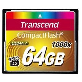 CARD CompactFlash Card 64GB Transcend TS64GCF1000. MLC Precio: 117.78999947. SKU: B1C7MVQBDJ