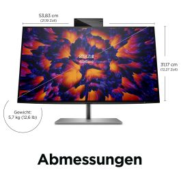HP Monitor Z24m G3 23.8'' QHD (2560x1440) IPS 5ms USB-C Webcam Altavoces para Conferencias Plata