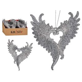 Adorno Árbol Navidad Pequeño Alas Plateado Krist+ 12x13x2.5 cm (48 Unidades) Precio: 61.8899996. SKU: B1FAT2GC37