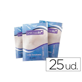 Spressoin Leche en polvo instantánea en sobres monodosis de 5 g, envase de 25 unidades Precio: 6.5. SKU: B1ETRKYFVA