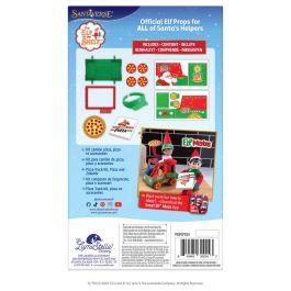 CEFA TOYS Accesorios The Elf On the Shelf Repartidor de Pizzas con Food Truck, Pizza, Caja y Visera - Edad +3 Años