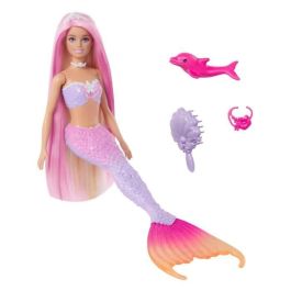 Barbie Muñeca Sirena Un Toque de Magia Malibú que Cambia de Color
