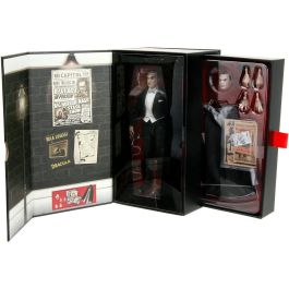 JADA TOYS Figura Bela Lugosi Drácula 15cm con Manos, Cabeza Intercambiables y Capa, 20 Puntos Articulados