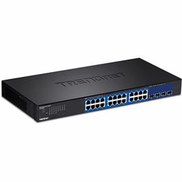 Switch Trendnet TEG-30284 1000 Mbit/s Negro Switch Trendnet TEG-30284 1000 Mbit/s Negro