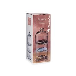 Pasabahce Bombonera Apilable Patisserie 3 Alturas Grande Vidrio Transparente 12x27.5x12cm 3x505ml (Set de 6)