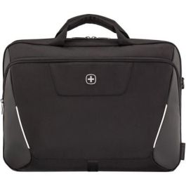Wenger 653301 - Maletín Portátil XE Brief 17" (43,2cm) con Bolsillo para Tablet, Negro, de PET - 25L