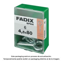 Fadix Hembrilla cerrada 4,5 x 80 mm Zincado Acero - Ref. 10923182 (6 uds)