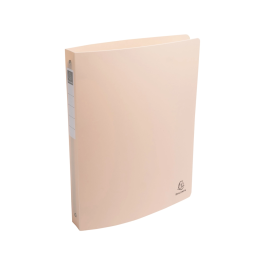 Exacompta Carpeta de 4 Anillas 30 mm Din A4+ Polipropileno Reciclado Colores Surtidos