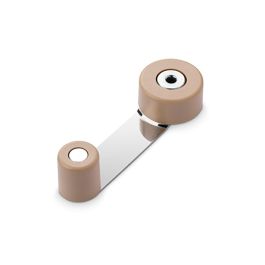 Inofix Tope retenedor giratorio metálico beige para puertas de interior, caucho + inoxidable Precio: 3.50000002. SKU: S7905117