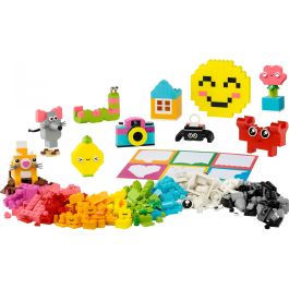 LEGO 11042 Caja Feliz Creativa Classic, Set de Construcción con 680 Ladrillos y Elementos Especiales, Guía Inspiradora y 10 Modelos Rápidos para Niños +5 Años