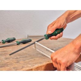 Bosch BOS4053423255515 Juego de 5 Limas: Redondas, Semirredondas, Planas, Triangulares, Cuadradas de Acero de Carburo Duro, Softgrip