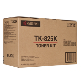 Kyocera TK825K Tóner Negro Original para KM-C2520 / 3225 / 3232