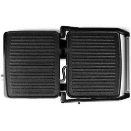 Orbegozo GR 4570 Grill Eléctrico 2200W, Placas Abatibles 180º Antiadherentes 29x23.5cm, Libre de PFOA/PTFE, Termostato Regulable