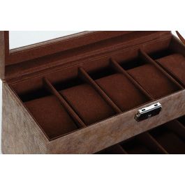 Joyero Tradicional DKD Home Decor Marron 11 x 15.5 x 27.5 cm Joyero Tradicional DKD Home Decor Marron 11 x 15.5 x 27.5 cm