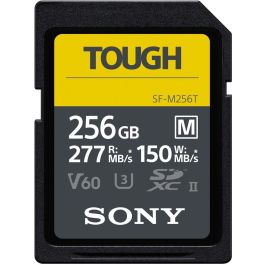 Sony SFM256T Tarjeta de Memoria SDXC 256GB UHS-II U3 V60 Class 10 - 277MB/s Lectura, 150MB/s Escritura, Tough Series Precio: 156.50000003. SKU: B1DBF7FZEV