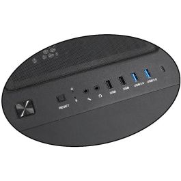 Nanoxia Deep Silence 8 Pro Micro Torre PC Negra con Panel de Vidrio Templado y Filtro Anti-Polvo para ATX/EATX