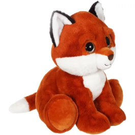 GIPSY Puppy Eyes Pets Zorro de Peluche Marrón 40 cm para Bebés y Niños, Suave y Tierno, Lavable a Mano desde Nacimiento
