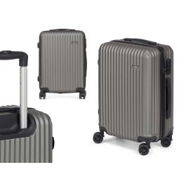 Maleta de Cabina ABS Gris Oscuro Arte Regal 38x57x23 cm Maleta de Cabina ABS Gris Oscuro Arte Regal 38x57x23 cm