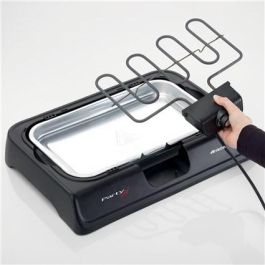 Ariete 723 Barbacoa Eléctrica Portátil con Ajuste en 2 Posiciones y Bandeja de Goteo Ariete 723 Barbacoa Eléctrica Portátil con Ajuste en 2 Posiciones y Bandeja de Goteo