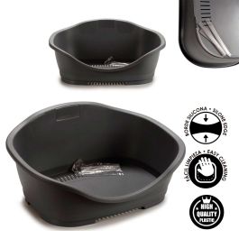 Cama para Mascota Pequeña Gris Stefanplast 56x42x24 cm (6 Unidades) Cama para Mascota Pequeña Gris Stefanplast 56x42x24 cm (6 Unidades)