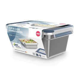 Fiambrera Tefal N11506 Plateado Acero Inoxidable Rectangular 2 L